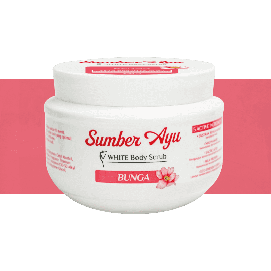 White Body Scrub - Bunga